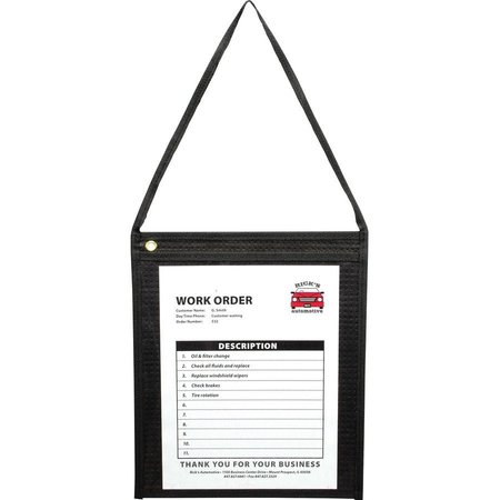 C-LINE PRODUCTS Shop Ticket Holder, Hanging, 9"Wx12"H, 15/BX, Clear 15PK CLI74112